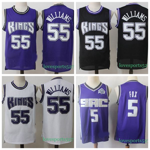 

мужская sacramento kings джерси 5 de'aaron fox джерси джейсон уильямс 55 баскетбол джерси шорты 10 18, Black;red