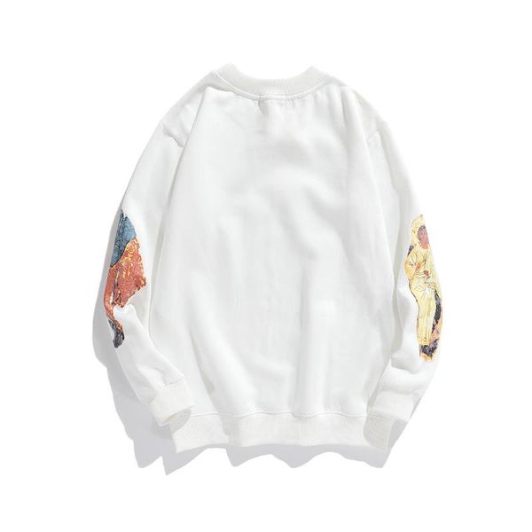 

kanye west fleece 3d foam letter print sweatshirt men and women loose casual streetwear hoodies oversize harajuku hip hop hoody jllfbk, Black