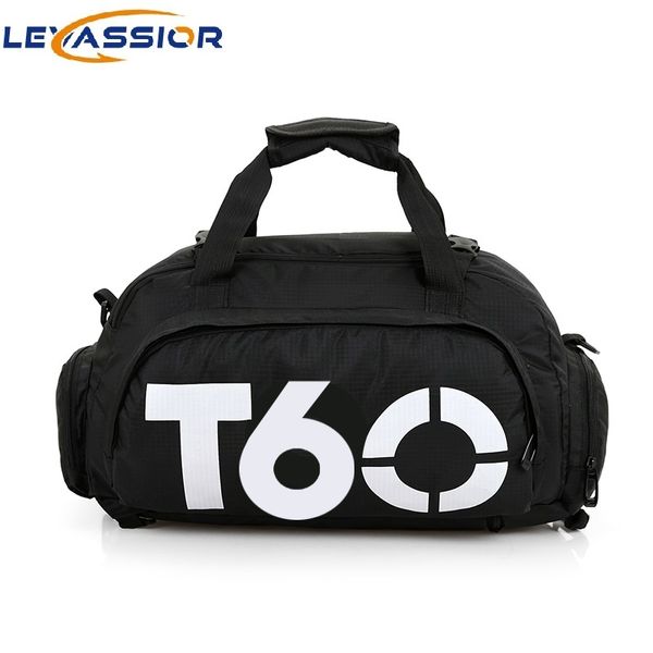 2019 Novo T-60 À Prova D 'Água Saco De Ginásio Saco Saco Para Homens Mulheres Fitness Pesca Ao Ar Livre Running Bag Bolsa Mochila Esconder Mochila Q0113