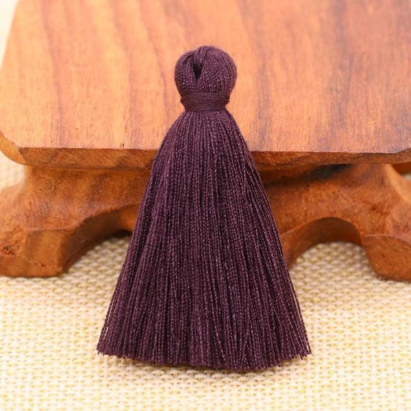 

50pcs 5cm polyester cotton tassel fringe pendant diy craft small tassel garments curtains decor earrings jewelry components h jllany