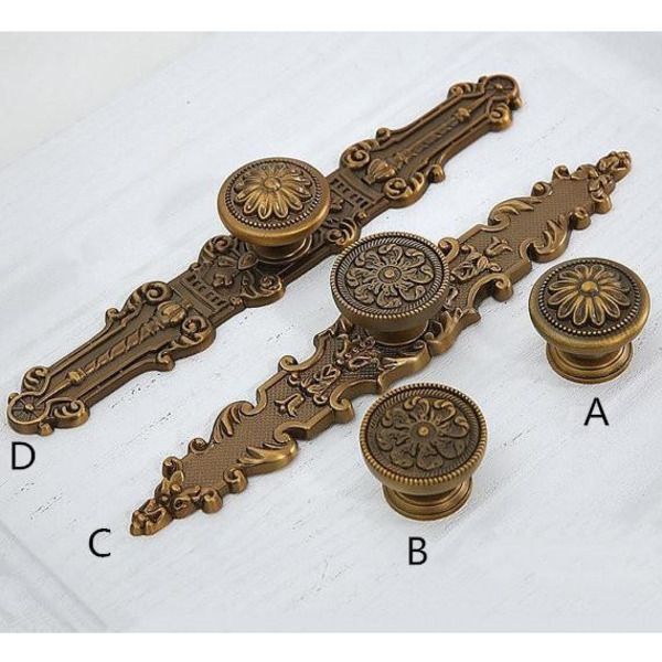 

dresser knobs handles drawer knobs pulls handles backplate kitchen cabinet handles antique brass ornate furniture door