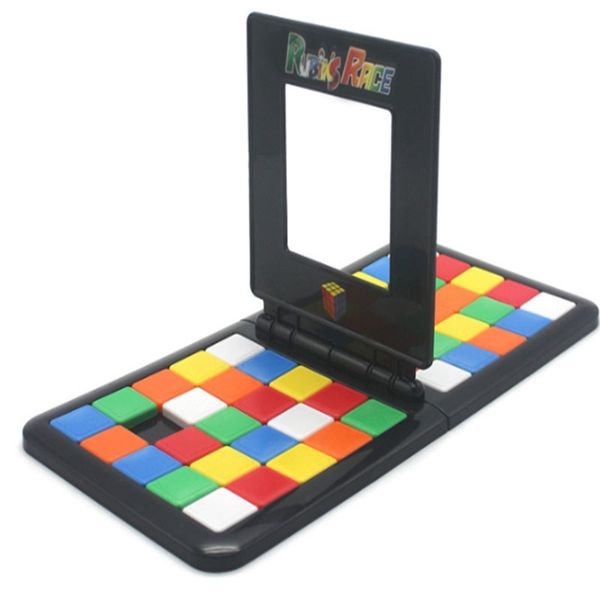 

magic block toy puzzle cube 3d puzzle race cube board game kids adults education toy parent-child double speed game magic cubes y200428