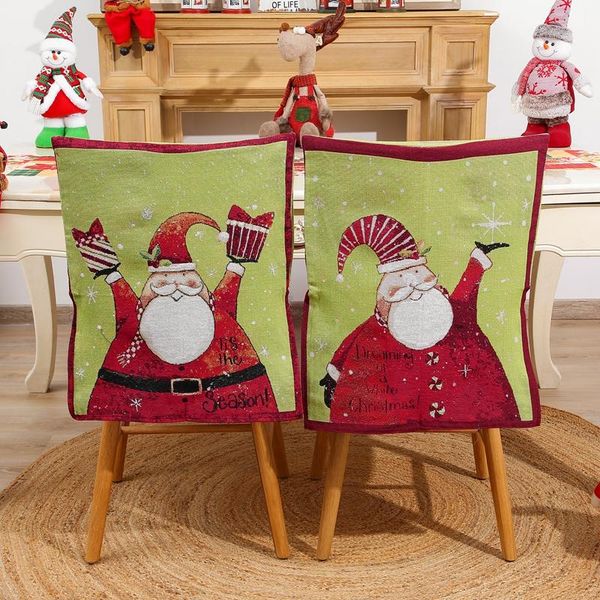 

рождество крышки стула гостиная и столовая стул covers рождественские украшения xmas главная украшения 2020 рождественские подарки happy new