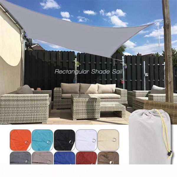 

водонепроницаемые вс тень парус открытого сад патио маркизы навес патио обложка