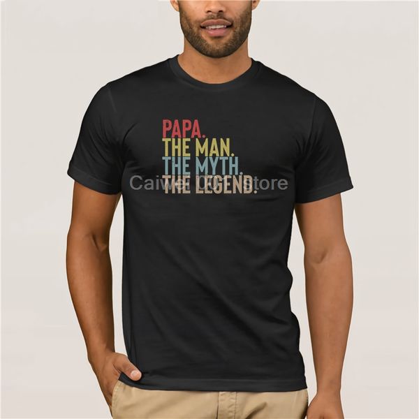 

men's white short sleeve mens papa the the myth the legend for grandpa casual loose summer for sport hooded sweatshirt hoodie men t shi
