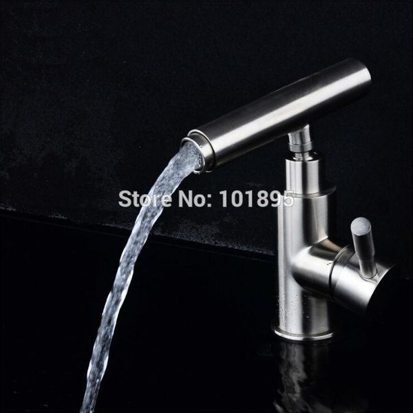 

l16739 luxury deck mounted 304 stainless steel material wash basin mixer