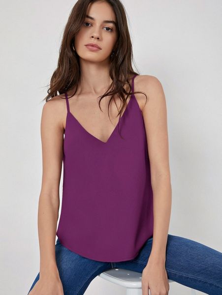 

solid cami o3nj#, White