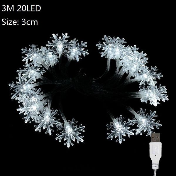 

20leds малый бал светодиодные строки рождественские украшения для дома fairy garland xmas tree свадьба крытый номер новый год декор bbycai w
