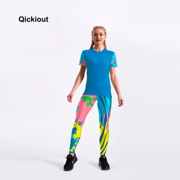 

qickitout fashion new arrival 2020 drop shipping women summer suits casual short t-shirt leggings long pants 8 styles plus size1, White