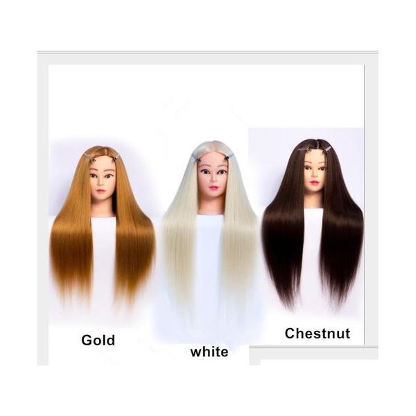 

t-14 mannequin head hairdressing practice styling tools for hairdresser dolls training head or makeup f qylbyt sweet07, White