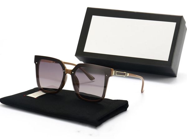 

2022 fashion luxury sunglasses women men uv400 polarized light designer pc+metal frame square sun glasses for female ladies eyewear with box, White;black