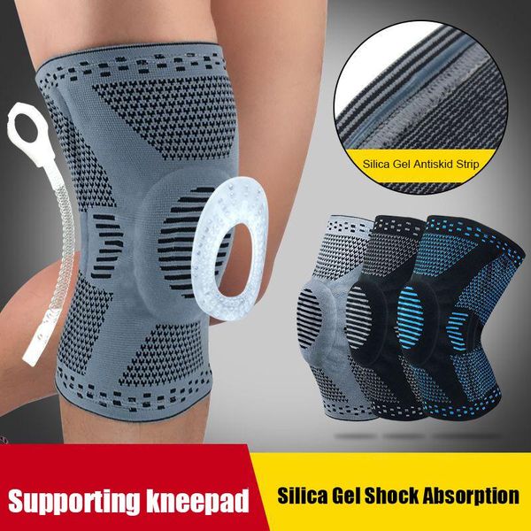 

elbow & knee pads selling 1pc breathable supports basketball anti-slip guard pad for fitness, Black;gray