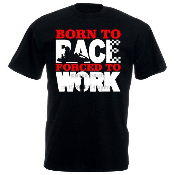 

splicing born to race forced to work funny go karting kart car racer polyester sport hooded sweatshirt hoodie t shirt