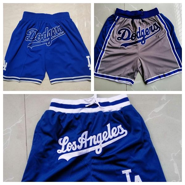 

men baseball short just don pocket pants los los angeles dodgersangeles dodgers by mitchell & ness retro s-3xl, Black;red