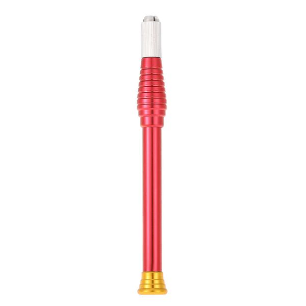 

manual eyebrow tattoo pen permanent makeup microblade tattooing embroidery alloy eyebrow pen holder red w3528