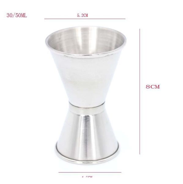 

double sided measuring cup cocktail liquor bar measuring cups stainless steel jigger bartender drink mixer liquor m wmtcaf hx_pack