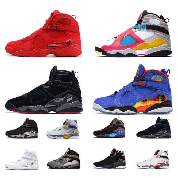 

jumpman 8 8s men basketball shoes cool grey chrome reflective bugs bunny south beach south beach three peat valentines day sports sneakers