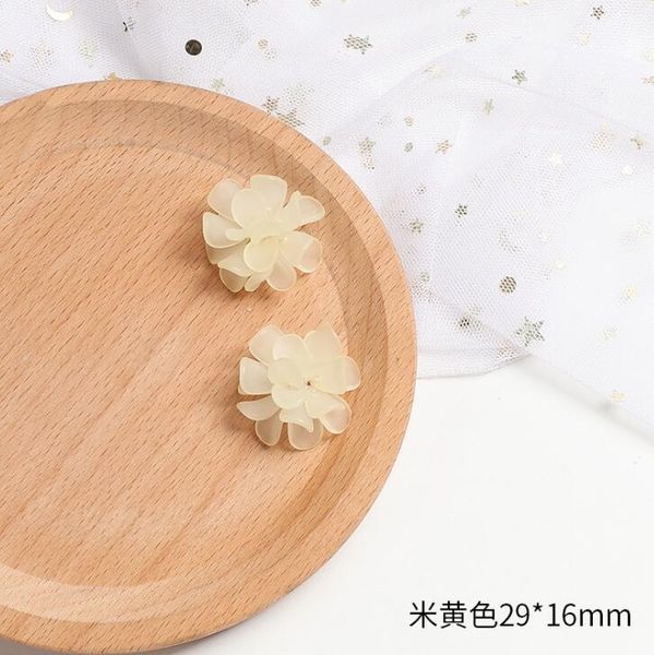 

2pcs лот пион handmade цветы подвески серьги шпильки foe diy моды аксессуары для волос 2pcs lot пион повседневный стили sqchlm dh_seller2010, Black