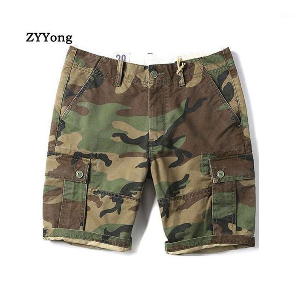 

summer american style men's shorts overalls straight cotton army tactics camouflage motion outdoor leisure cargo pants1, White;black