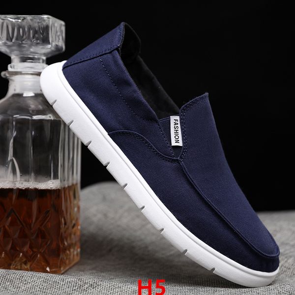 

new fashionmen shoes flats casual shoes man breathable male sneakers h1-5 201009, Black