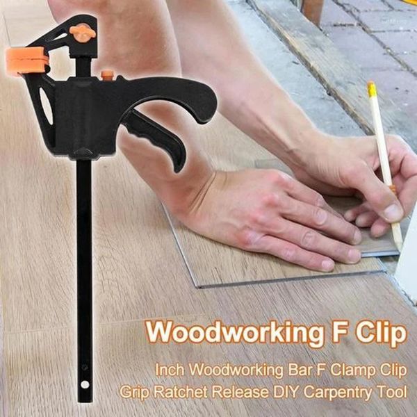 

2 x 910mm 4 inch wood working bar f clamp clamps grip ratchet quick release fixed tool diy hand woodworking 2020 dropship1