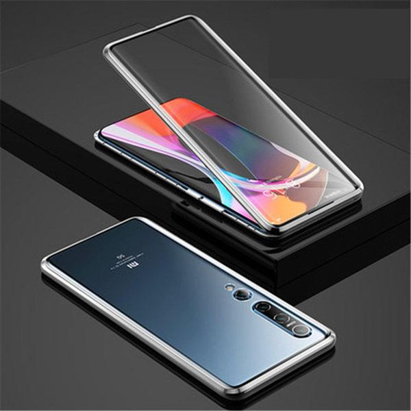 

metal magnetic case for mi xiaomi 10 9t pro f1 a3 lite note10 pro phone case for redmi 10x 9 9a h jlllem
