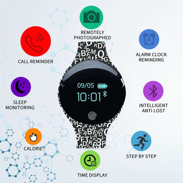 

bluetooth smart ios android, led digital watch for men and women, sports, waterproof, pedometer, reminder, fitns wristband