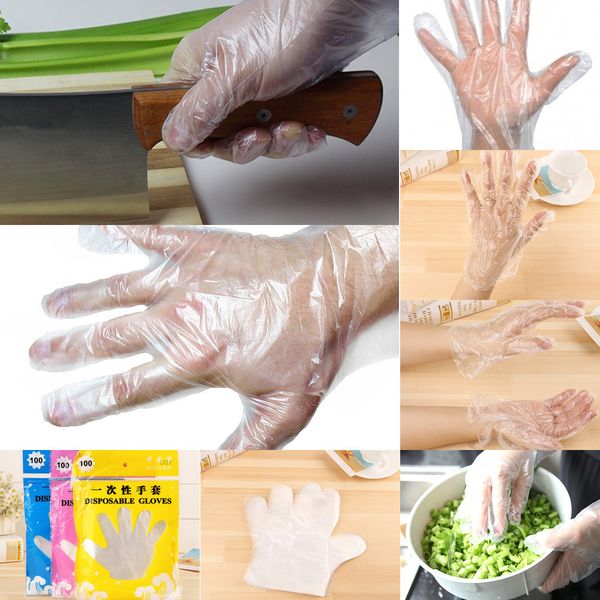 

clear industrial food one-off disposable plastic for glove restaurant cleaning glovesoutletln4k