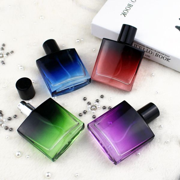 

empty glass bottle, perfume sprayer, rechargeable portable cosmetic container, 5 unids / batch, 30ml