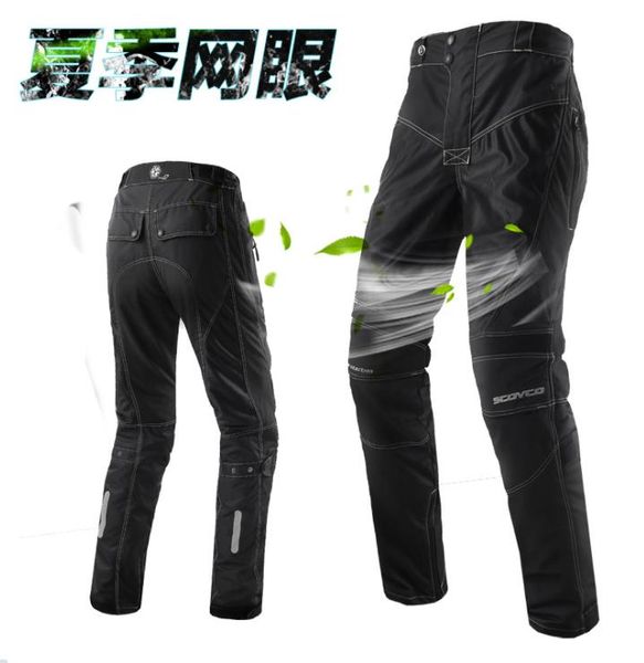 

motorcycle riding pants locomotive fall-resistant pants summer ventilated and breathable road rider pants p017-2 scoyco race feather