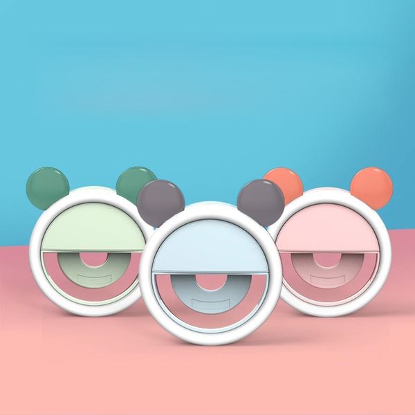 

selfie ring light for mobile phone with 28 led 3 level beauty fill light lamp clip on cell phone light usb charge tiktok party live vlogs