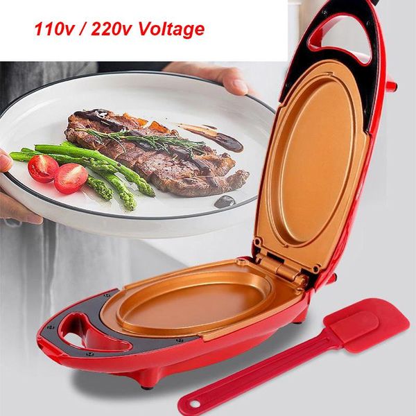 

bread makers 110v/220v bbq steak hamburger grill barbecue meat roaster breakfast machine frying pan panini sandwich maker oven plate