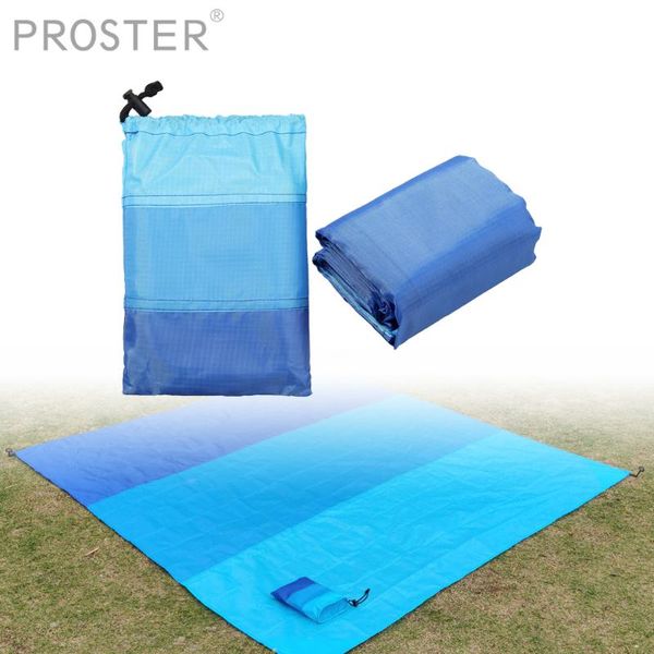 

blankets proster blue large waterproof picnic blanket travel outdoor beach camping soft mat mattress foldable stand kit 210*200cm