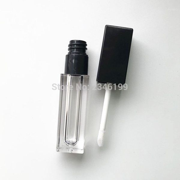 

storage bottles & jars lip gloss container 5ml 10 pieces /30 / 50 black square bright color bottle glaze tube1