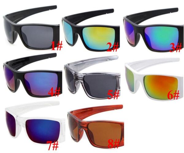 

summer mens sunglasses mens brand outdoor sports sunglasses designer glasses classic dazzle colour glasses eyewear 8 colors, White;black