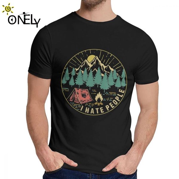 

harajuku camping hiking i hate people tee male awesome tee shirt crewneck sport hooded sweatshirt hoodie
