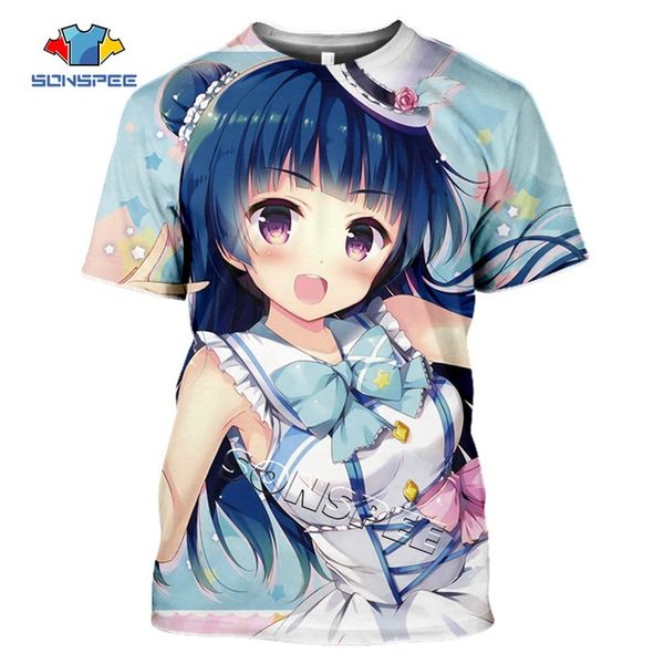 

3d anime girl love live summer idol girl men pullover 3d print shirts comics harajuku harajuku men clothing