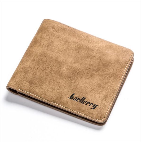 

casual short mens wallets leather vintage matte bifold wallet men slim purse student money bag brief business small card holder, Red;black