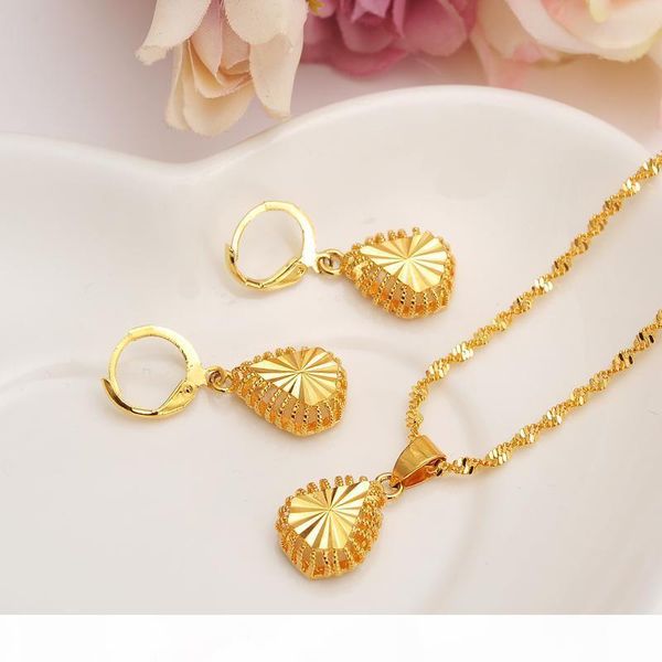 

k women fashion high 3d jewelry set necklace earrings wedding sets 14k fine gold color filled africa arabia middle east gift, Silver