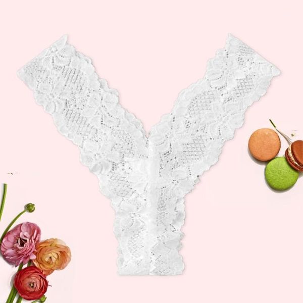 

panties women plus size ladies solid lace bowknot thong g-string lingerie panties lace bielizna erotyczna w#1, Black;pink