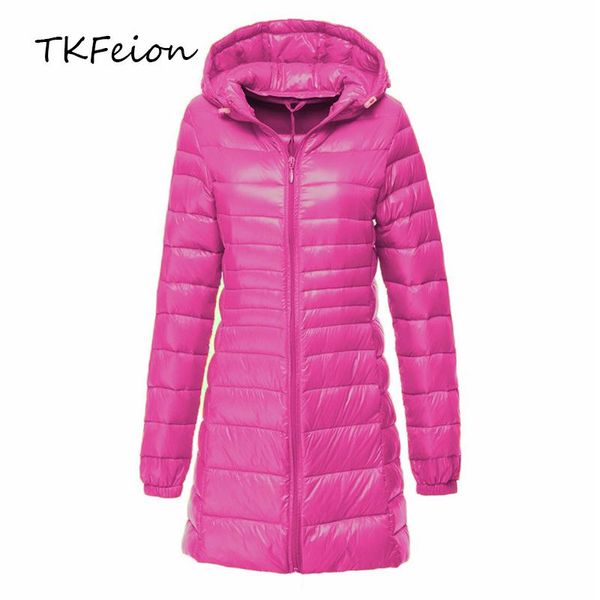 

plus size 5xl 6xl women warm long jacket winter ultra light duck down filler autumn spring female big size coats jackets 2020, Black;brown