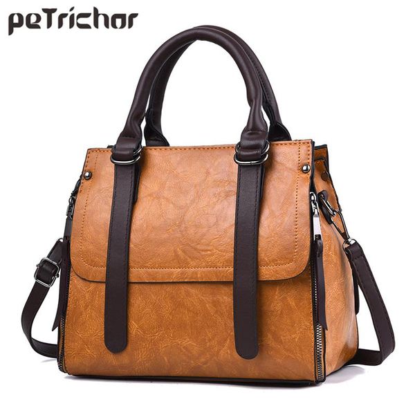 

vintage designer handbag women lether tote shoulder messenger bag female brand ladies crossbody bags with zipper