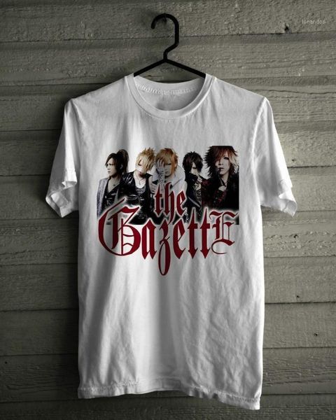 

men's t-shirts the gazette t-shirt japanese visual kei rock band1, White;black