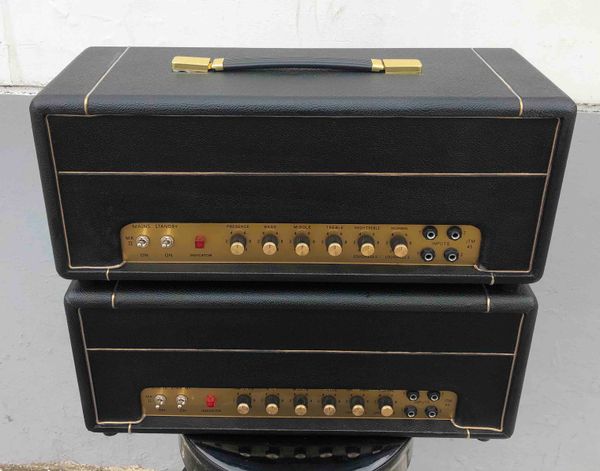 

classic british jtm45 handwired tube guitar amp head musical instruments