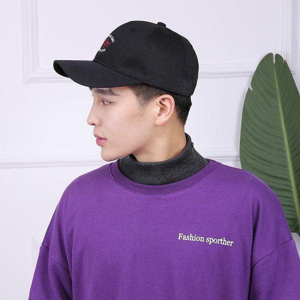 

унисекс летняя шапка вышитая бейсболка хлопчатобумажная шляпа для мужчин женщин хип-хоп уличная одежда папа шляпы wmthmk, Black;white