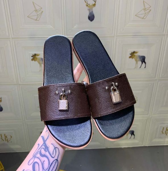 

women slides sandals women shoes slide summer fashion wide flat slippery thick sandals slipper flip flops home011 02, Black