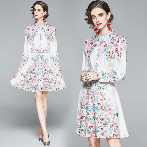 

female runway designer elegant vintage shirt thin sleeve long casual holiday party ladies work wearing mini swing dress 6lze, Black;gray