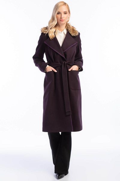 

dewberry women gray overcoat-1160001 z6580..1, Black