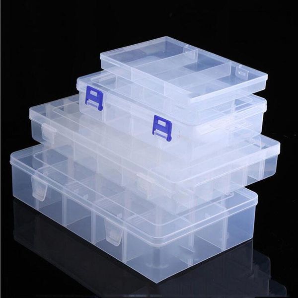 

jewelry box tool box для хранения 10 сетка 15 сетка 24 36 прозрачный пластиковых деталей, Pink;blue