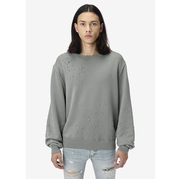 

2021 new british style shabby round neck high hoodie men's and women's street hip hop trendy long sleeve sweatshirt couple p3m4, Black